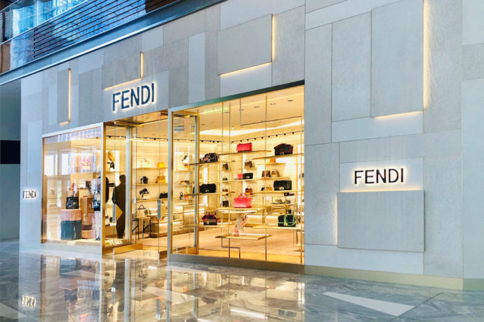 Exterior of Fendi retail store located at Hudson Yards