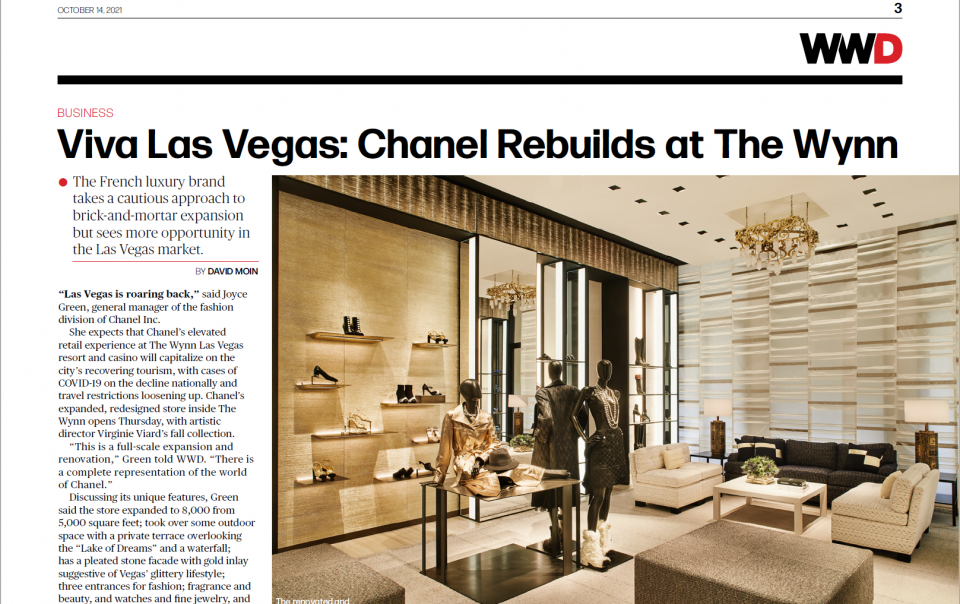 Chanel Miami Design District as seen in WWD Magazine - Dickinson